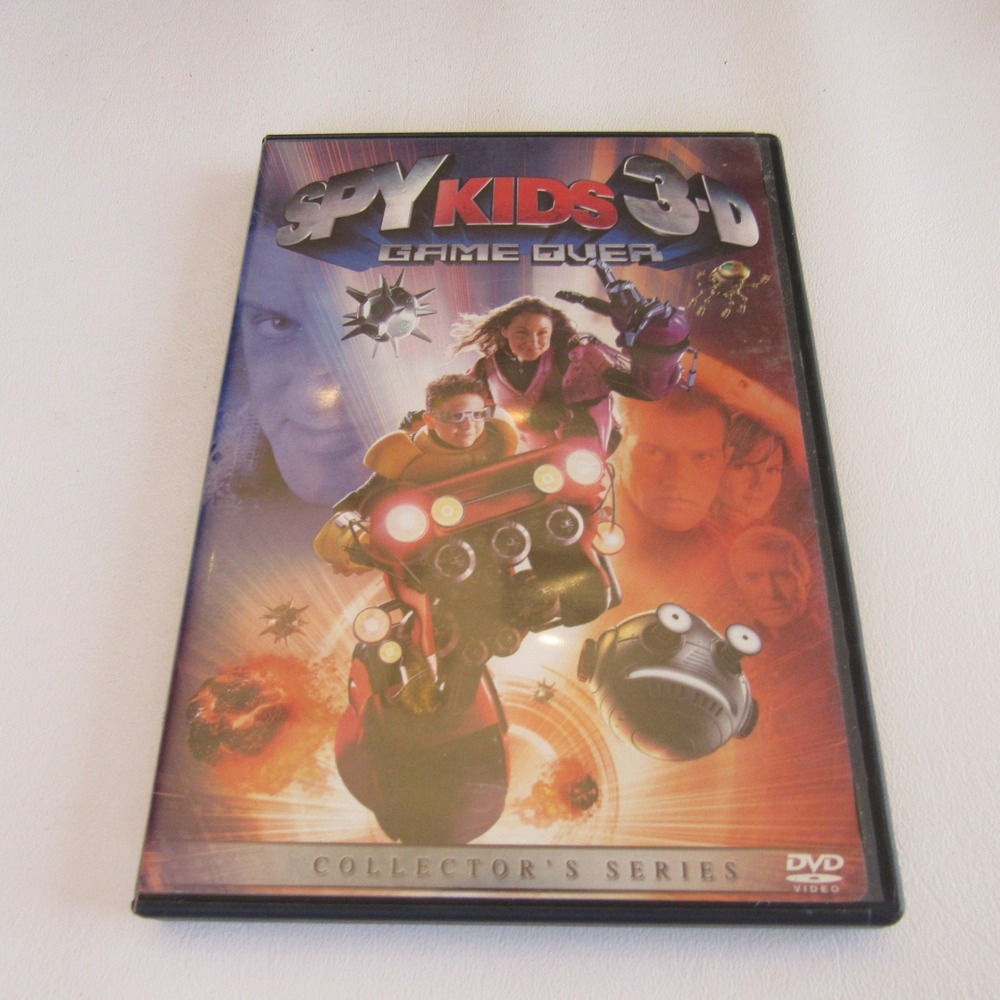 Spy Kids 3-D Game Over DVD Collectors Series 2-Disc Set 3D 2D Versions 2003 PG